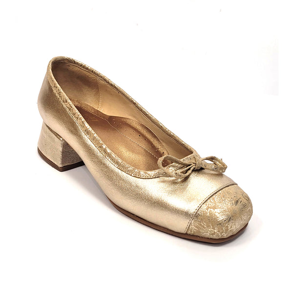✦ LUXURY COUTURE NICKEL BALLERINA  ✦