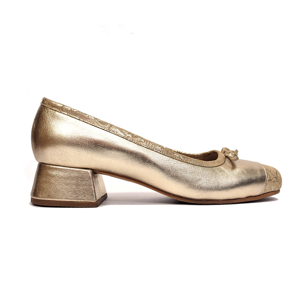 ✦ LUXURY COUTURE NICKEL BALLERINA  ✦