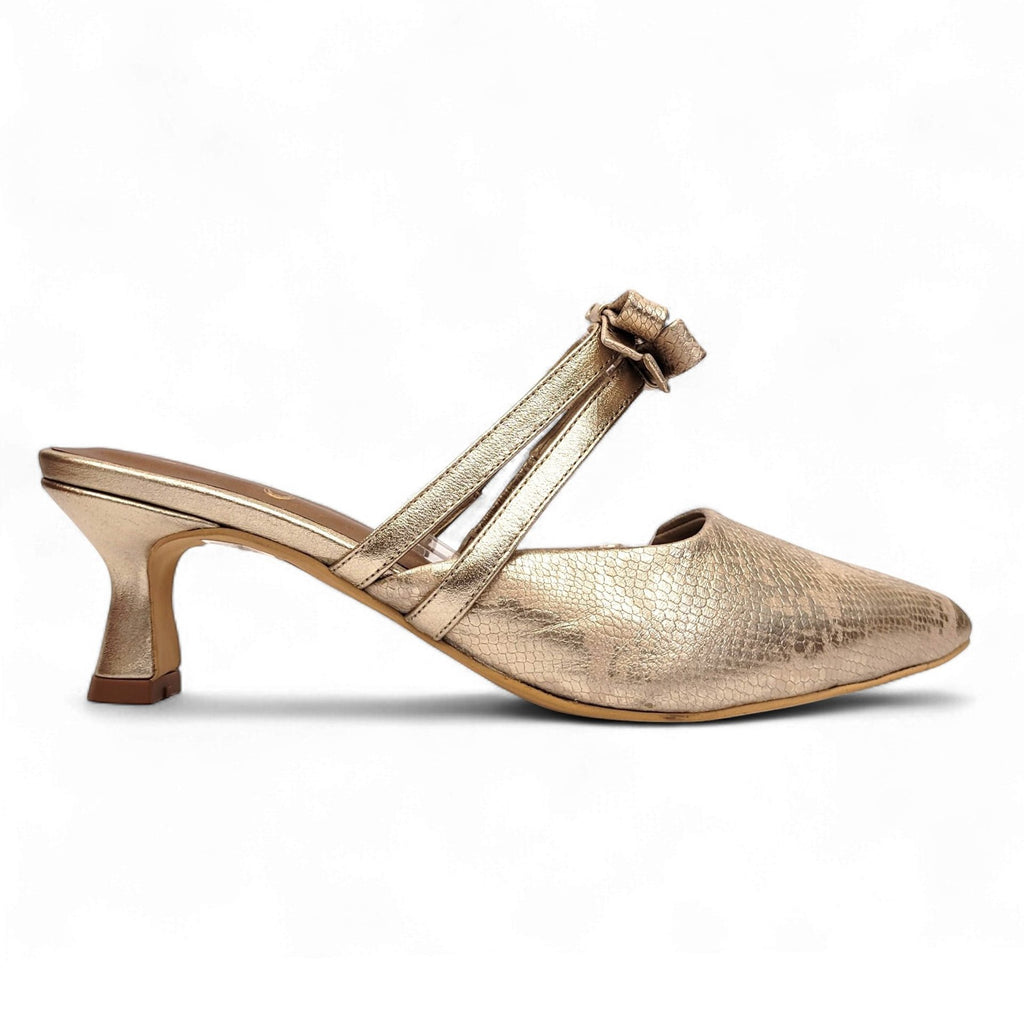 ✦ LUXURY NICKEL STILETTO MULE ✦