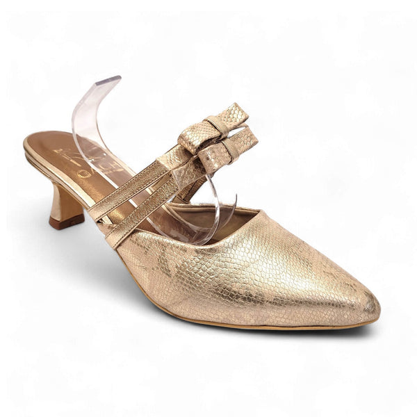 ✦ LUXURY NICKEL STILETTO MULE ✦