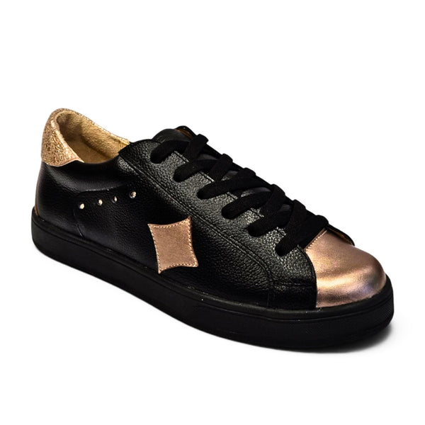 ✦ BLACK NICKEL LUXURY SNEAKER ✦