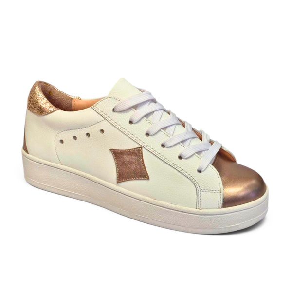 ✦ WHITE NICKEL LUXURY SNEAKER ✦